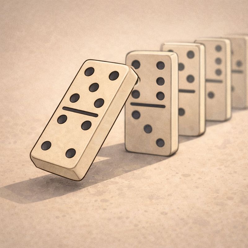 The domino effect of momentum