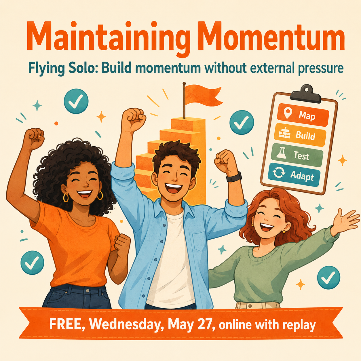 Masterclass: Maintaining Momentum 3 Flyer